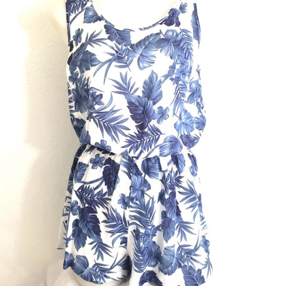 Timing Pants - TIMING FLORAL ROMPER LARGE